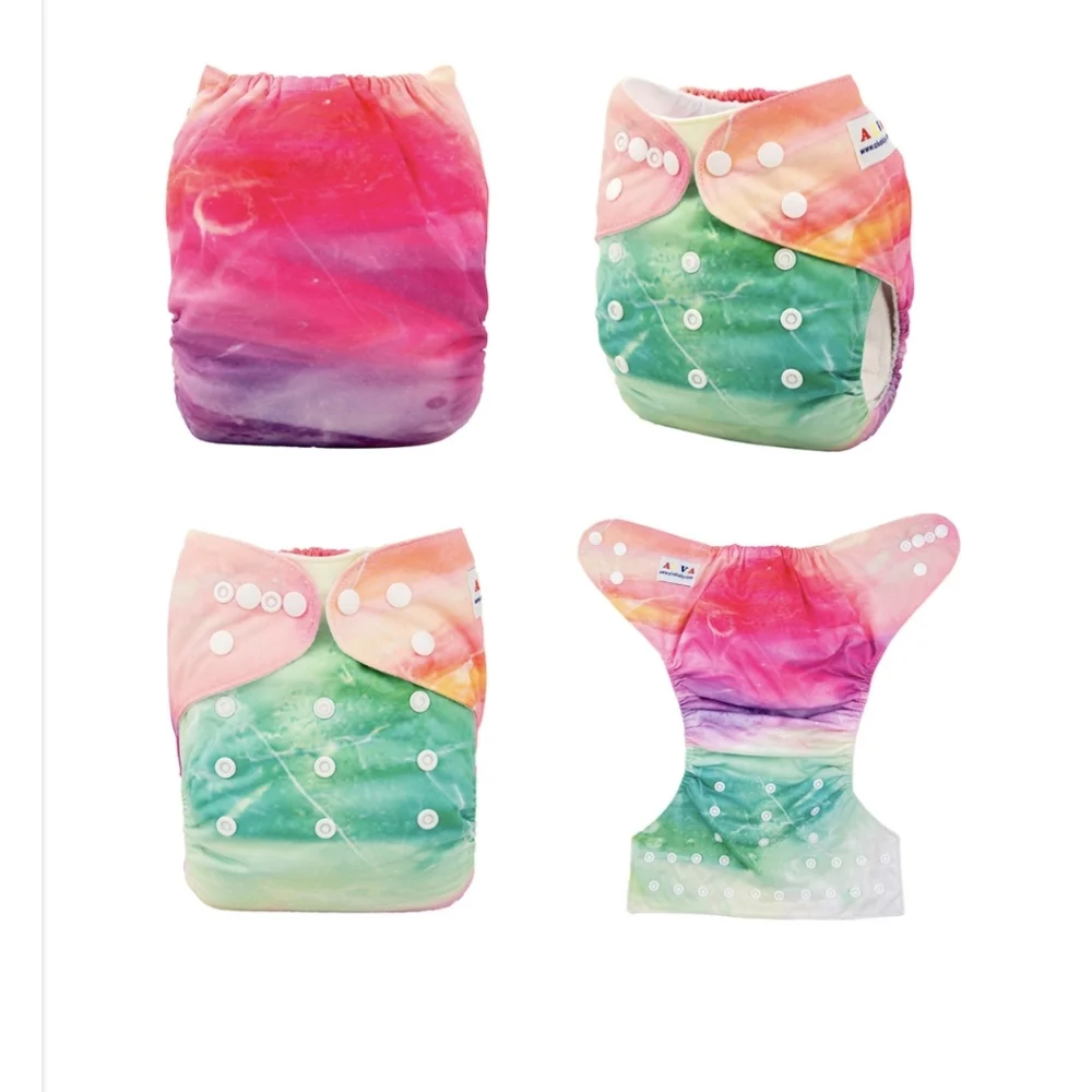 Cloth Diaper One Size Adjustable Washable Reusable for Baby Girls and Bo…